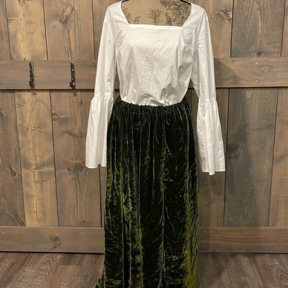 Handcrafted 3 piece upcycled/gypsy/pirate/medieval renaissance costume size S/M - Picture 2 of 16